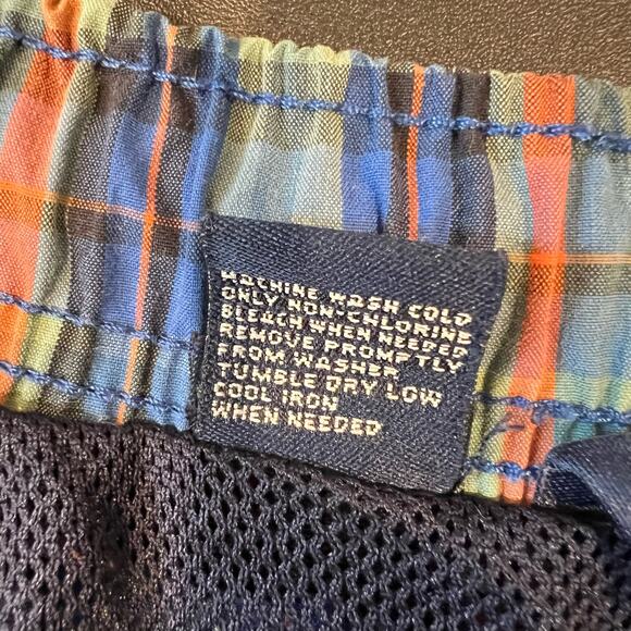 Polo Sport Ralph Lauren Swim Shorts Trunks Men’s XL Lined Plaid Blue Mul… - Picture 10 of 14